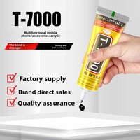 Adhésifs multi-usages B7000 pour la réparation d'écrans de téléphone portable, colle liquide transparente, 10 ml, 25 ml, 110 ml