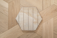 Plancher d'ingénieur de haute qualité, entretien facile, bois dur d'acajou blanc utilisé à l'intérieur, bois pour salon