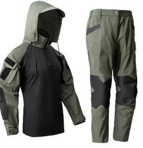 Chine Xinxing Chemise de grenouille de 3e génération pour hommes-Haut d'entraînement camouflage tactique à manches longues en mélange de poly-coton durable - Product Image 6