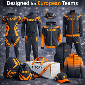 Tenue d'entraînement de football professionnelle Aolan : Ensemble personnalisé avec sac à dos, veste et pantalon pour équipe de soccer, antibactérien et à séchage rapide - Product Image 6
