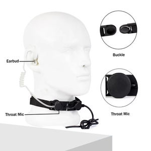 Baofeng interfono europeo CS <span class=keywords><strong>auriculares</strong></span> de música con cable <span class=keywords><strong>auriculares</strong></span> adaptados Jinmi garganta catéter de vacío 324 gran círculo PTT lanzamiento - Product Image 3