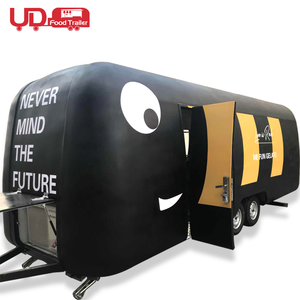 Nouveau Design Coloré Crêpe Pas Cher Café Snack Pizza Remorque Mobile Foodtruck - Product Image 2