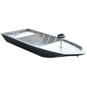 Hot Sale 4.95 m 60 Horsepower Spot Goods Jon Boat All Welded Aluminium Dinghy Boat