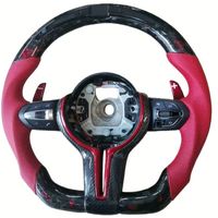 Volant en fibre de carbone forgé sur mesure avec LED pour BMW M3 M4 M5 F80 F82 E90 E91 X5 X6 F16 F10 F30 F32 F36 F60 328i I8 G22