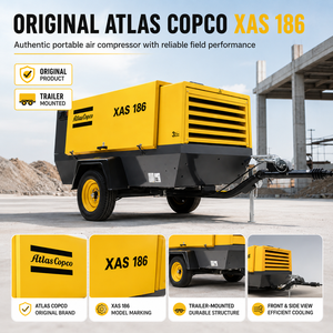 <span class=keywords><strong>Compresseur</strong></span> d'air à vis diesel portable Atlas Copco XAS 186, 7-12 bars, moteur Deutz pour la construction <span class=keywords><strong>et</strong></span> le forage - Product Image 6