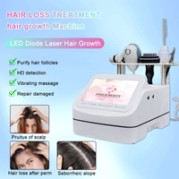 Skin Testing Anti Hair Loss Hair Growth Device Electric Scalp Massage 5 in 1 Hair and Scalp Analysis Machine