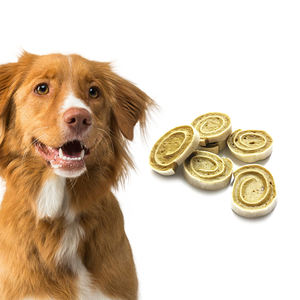 Aliments personnalisés OEM ODM pour animaux de compagnie de haute qualité, riches en protéines, faibles en gras, rouleaux de poulet et épinards, friandises pour chiens - Product Image 1