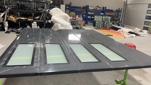 2025 mỹ hiện đại cách nhiệt 9x7 khu dân cư trên không thép cửa nhà để xe 9x7 cửa sổ Nắp cắt cho biệt thự hoàn thành bề mặt - Product Image 3