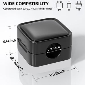 Organisateur de câbles de bureau magnétique 6 couleurs 2025 – Clips de gestion de câbles PC en plastique pour écouteurs et oreillettes – Meilleures ventes - Product Image 2