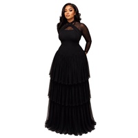 Robe mi-longue en cachemire pour femme, bretelles spaghetti, couleur unie, coupe ajustée, manches longues, style élégant