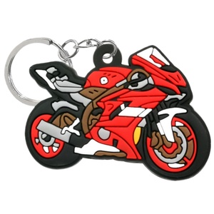 Custom Logo Keychain for Promotional Gift Soft PVC Rubber Keyring with Design Shape Keychain Customs PVC Keychain