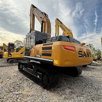 Bucket Penggali Pabrik Asli Cat Asli Gearbox Pompa Jam Kerja Rendah Crawler 24Ton Excavator Bekas SANY Sy245H
