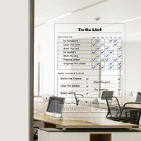 Planificateur de repas réutilisable Art Déco, calendrier mensuel et hebdomadaire, liste de choses à faire pour la planification de la routine à la maison et au bureau