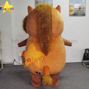 Funtoys MOQ 1 PIÈCE 2m/2.6m/3m Costume de mascotte gonflable <span class=keywords><strong>Pumba</strong></span> Roi Lion Sanglier Cochon Taureau Dessin animé Cosplay Anime pour adulte - Product Image 5