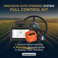 Sistem Kemudi Otomatis GPS Traktor Pertanian AS301, Kit Antena Penerima GNSS RTK, Navigasi Satelit Pertanian Presisi