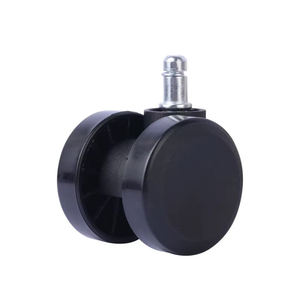 Roulettes pivotantes à 360 degrés en nylon PA6 réglables, 50-100 mm, charge 30-35 kg, pour chaise de bureau moderne, roues jumelées de 2,5 pouces pour l'école - Product Image 6