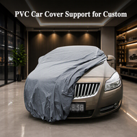 Housse de voiture en PVC 250 g/m², imperméable et anti-poussière, pour toutes les saisons, intérieur et extérieur, possibilité de personnalisation