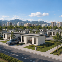 Casa de Estructura de Acero, Edificio Residencial de Alta Resistencia con Aislamiento Superior, Instalación Rápida y Planos de Planta Flexibles