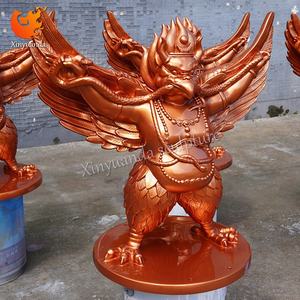 Sculpture d'<span class=keywords><strong>oiseau</strong></span> Dapeng or pulvérisé personnalisé ornement de jardin extérieur en fibre de verre motif animal pour l'artisanat municipal - Product Image 5