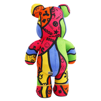 Costume gonflable coloré d'ours ou de lapin, mascotte de défilé, personnage adulte pour cosplay, fête d'anniversaire, Halloween, événement, ensemble en peluche