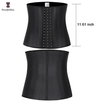 Private Label Colombiens Cinchers Fajas Gym Corsets Latex Lisse Gaines 25 Acier Os Taille Formateurs et Shape Wear