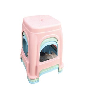 Plastic Butterfly <b>Stool</b> 29x47cm Stackable For Home Living Room <b>Dining</b> Use Mixed Color - Product Image 5