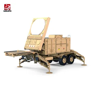 Kit de bricolage de jouets de voiture militaire Radar Us Hg-P804, camion militaire Rc, remorque télécommandée 1/12