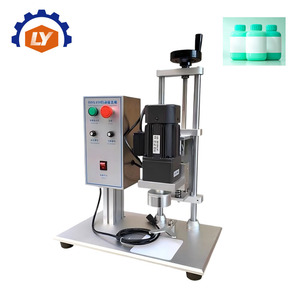 Máy tính để bàn có thể điều chỉnh máy đóng nắp cho vòng vuông không thường xuyên chai thực phẩm nước giải khát mỹ phẩm niêm phong - Product Image 1