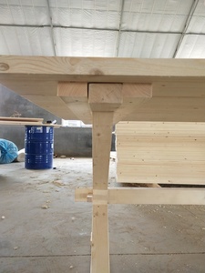 Table de ferme pliable en bois de pin bon marché, style moderne, haute qualité, promotion, table de fête - Product Image 6