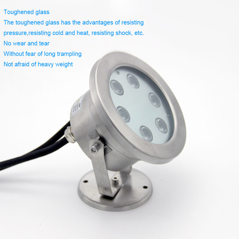 IP68 Waterproof RGB LED Pool Light 12v 24V Luces De Piscina Stainless Steel Body Remote Controlled Underwater Swimming Fountain