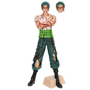 3 modèles de figurines <span class=keywords><strong>Zoro</strong></span> de 28,5 cm, figurine d'anime Sanji, figurine d'action Coaply, figurine en PVC Luffy, jouets de modèle de jeu - Product Image 4