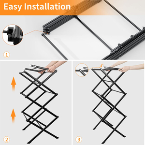 Nouvelle Arrivée Séchoir à Linge Pliable avec Barres de Séchage - Product Image 3