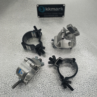 Kkmark Light Duty 100KG Global ADJ Mini Pince de fixation en aluminium pour truss 360° pour tubes de 2 pouces