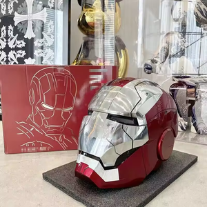 <span class=keywords><strong>Casque</strong></span> intelligent portable <span class=keywords><strong>de</strong></span> nouvelle conception <span class=keywords><strong>Iron</strong></span> <span class=keywords><strong>Man</strong></span> avec masque en plastique télécommandé pour Halloween, fête d'anniversaire, changement <span class=keywords><strong>de</strong></span> visage - Product Image 5