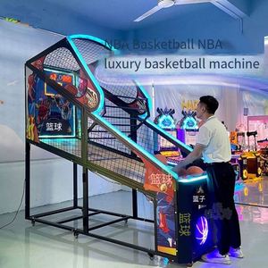 Machine de basket-ball électronique à monnayeur pour 2 joueurs, jeu d'arcade lumineux pour centre de divertissement intérieur - Product Image 3