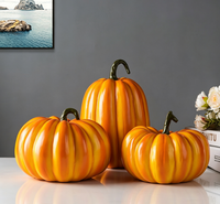 Artisanat créatif en résine en forme de citrouille, accessoires de décoration d'Halloween pour la maison, style moderne minimaliste, autre