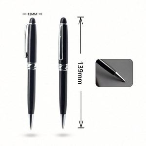 Customizable Premium Business Metal Ballpoint Pen Rotating Design Logo Printing Silk Screen Printing 139mm Promotional <b>Gift</b> - Product Image 6