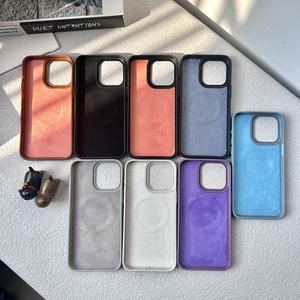 Fabricant de coque de téléphone Litchi cuir Texture téléphone Smartphone couverture pour iPhone 16 Pro Max 16e 15 Plus 14 13 Mini 12 11X8 - Product Image 1