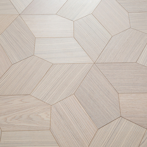 Suelo de Parqué Radial Multicapa de Nogal de Grado Tropical AB de 16 mm y 12 mm, Preacabado, Resistente a la Humedad, Antideslizante, con Certificación RoHS, para Escaleras - Product Image 1