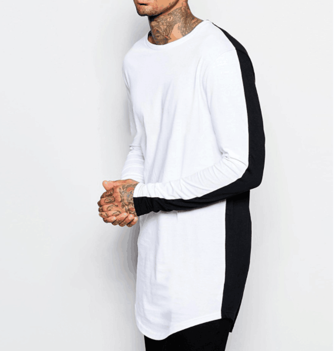 Black Half White Shirt China Trade Buy China Direct From Black Half White Shirt Factories At Alibaba Com