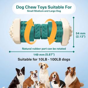 Pet Shop Hot Sale Custom Dog Hard Chew Rubber Toys Pet Chew Toys Dog Teeth Cleaning Pet Interactive Movement Toys - Product Image 2