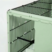 Cage d'élevage d'oiseaux modulaire extensible, grande, multi-niveaux, mobile avec roues universelles, durable