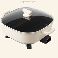 Vente en gros Marmite domestique en forme de canard mandarin Marmite électrique Poêle à frire électrique Marmite électrique grande capacité