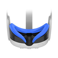 Casing masker mata pelindung silikon lembut tahan lama terbaru 2023 untuk Meta Quest 3 Aksesori Vr