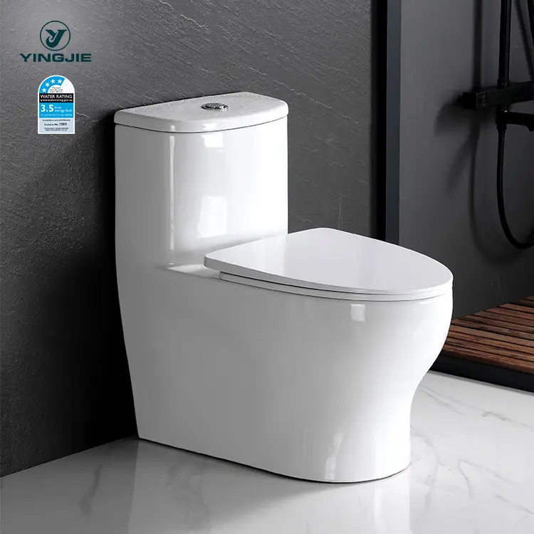 Japon banyo sıhhi inodoros seramik wc tuvalet yıkama aşağı tek parça tuvalet fiyat upc tuvalet