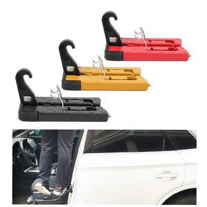 Loquet de porte de véhicule tout-terrain en alliage d'aluminium multifonctionnel, pédale de toit ENL027 Noir Rouge Jaune - Product Image 4