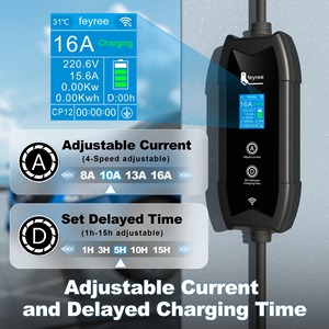 Cargador Rápido para Vehículos Eléctricos Feyree de 3.5kW, Tipo 1, Fase 1, 16A, Corriente Ajustable, con Control Remoto Inteligente por WiFi y Aplicación - Product Image 3