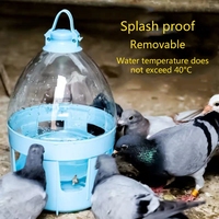 Distributeur d'Eau Automatique Durable en Plastique (2L-12L) pour Pigeons et Abreuvoir pour Colombes – Accessoires d'Alimentation pour Oiseaux de Compagnie