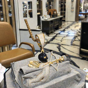 Pendentif Géométrique en Argent Sterling 925 Plaqué Rhodium avec Moissanite Taille Brillant et Sertissage Griffe, Bijoux Bling pour Rapper, Idéal pour le Dropshipping - Product Image 3