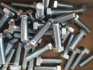 Boulons hexagonaux zingués de 1 3/4 ", 3/8 ", 3/4 " selon la norme ASME B 18.2.1, faible MOQ, garantie de haute qualité, différentes longueurs de filetage, disponibles dans toutes les tailles en pouces - Product Image 6